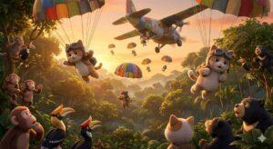 parachuting cats into Borneo